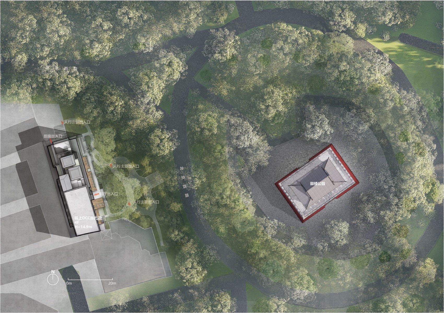 南京鼓楼锦上OCC餐厅丨中国南京丨BUZZ建筑事务所-17