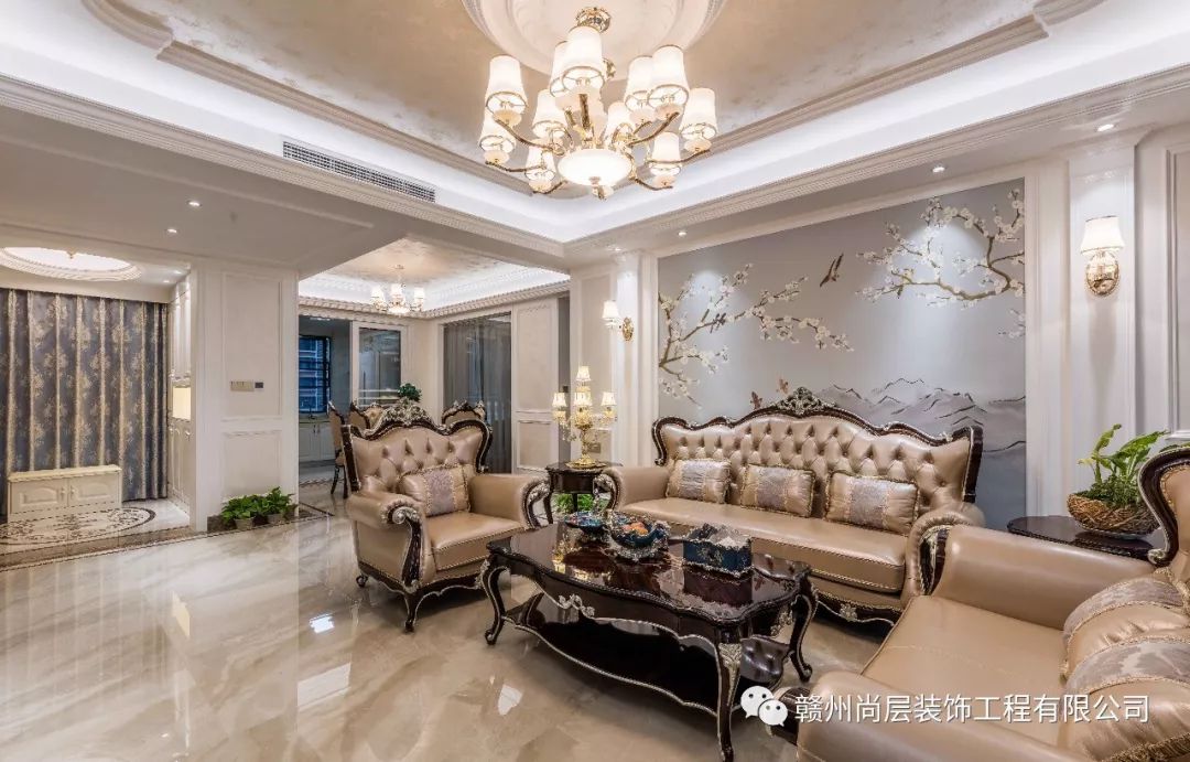 赣州中央星城简约欧风家居设计-32