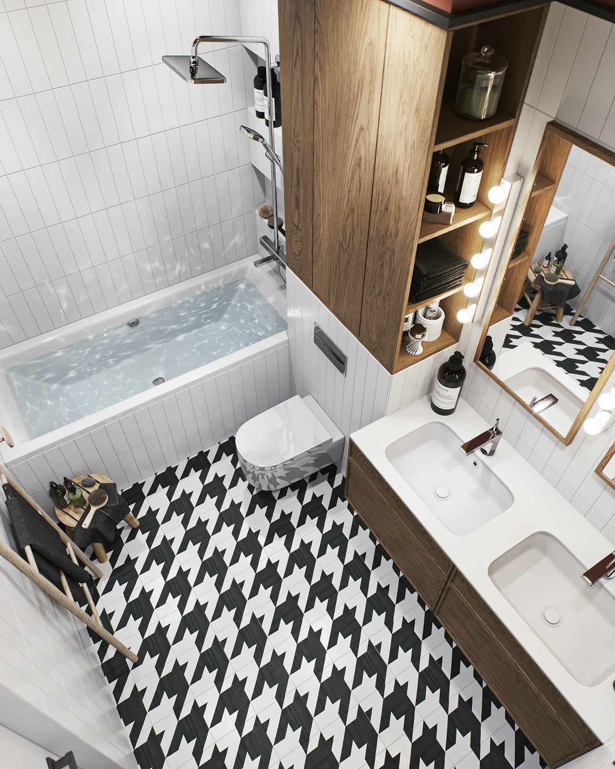 97㎡混搭 风色彩丰富，布局大胆-28