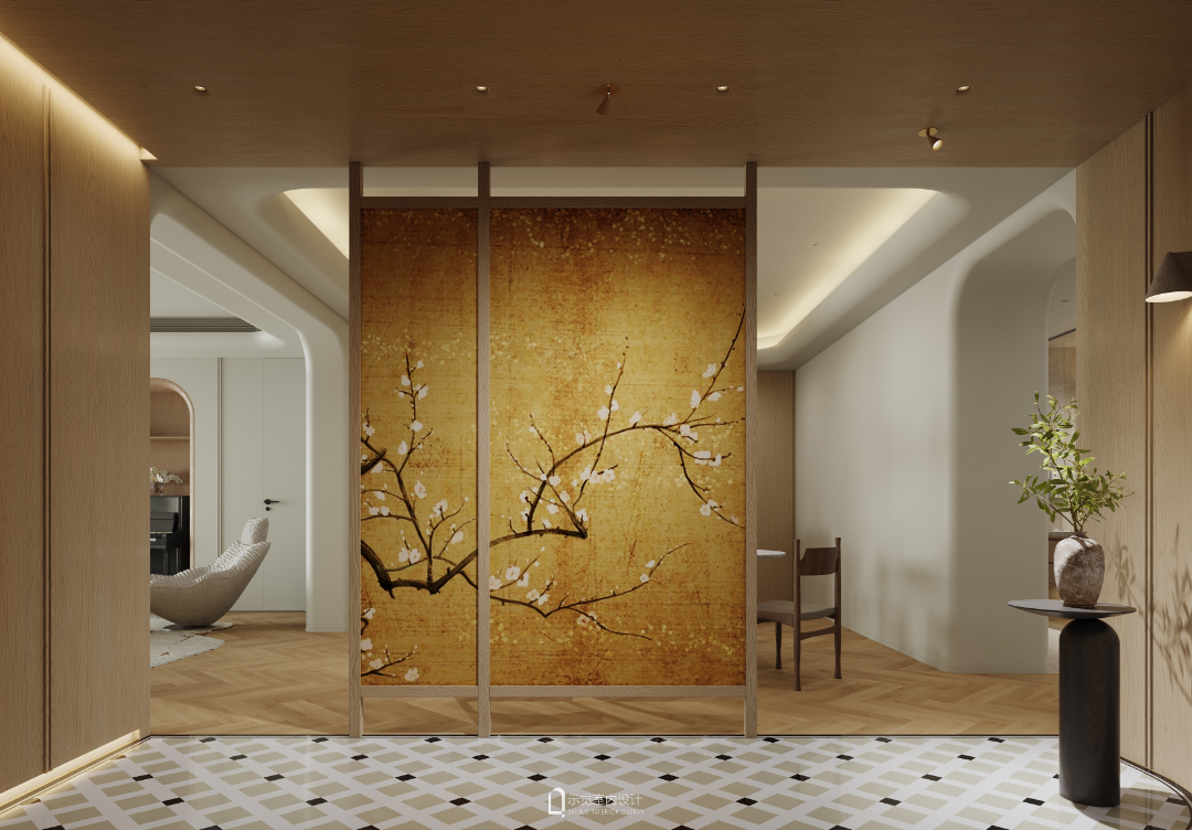 示觉设计|307㎡绿城黄浦湾，打破空间界限，实现多元化生活场景-9