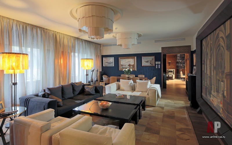 莫斯科市中心单身男士公寓室内设计丨俄罗斯莫斯科-10