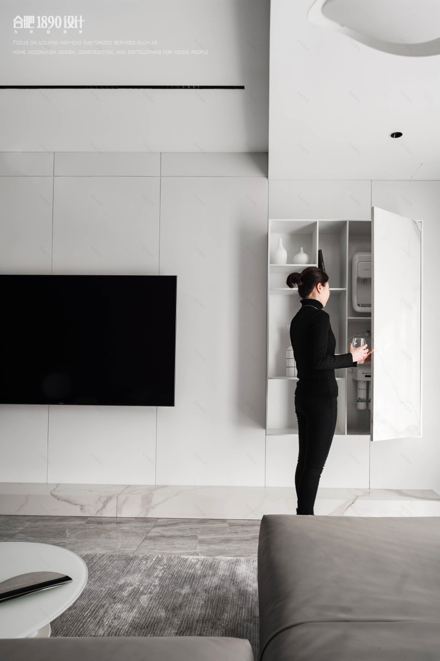 线条与块面 · 合肥西山林语低复设计丨中国合肥丨1890 设计-9