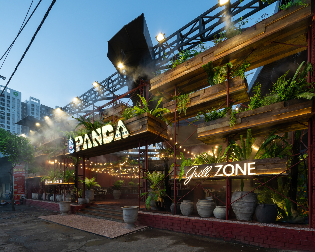 越南热带森林餐厅丨越南胡志明市丨Human+ Architects-5