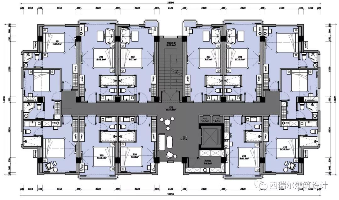 西瑞尔设计丨航寓酒店公寓-35