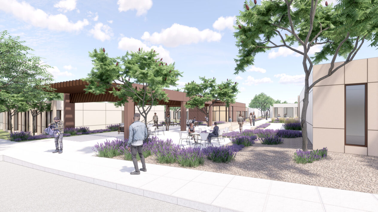 San Bernardino County DAAS Pacific Village Platinum Campus - Perkins Eastman-2