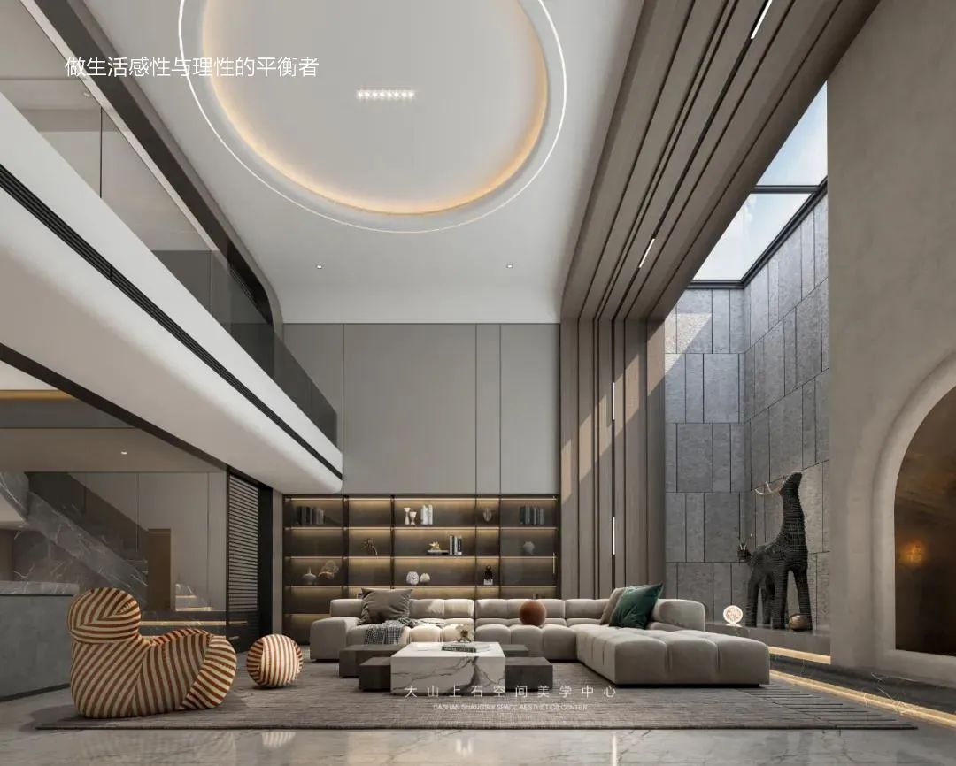 新希望锦麟河院挑空别墅丨中国沈阳丨山石空间全案设计机构-68