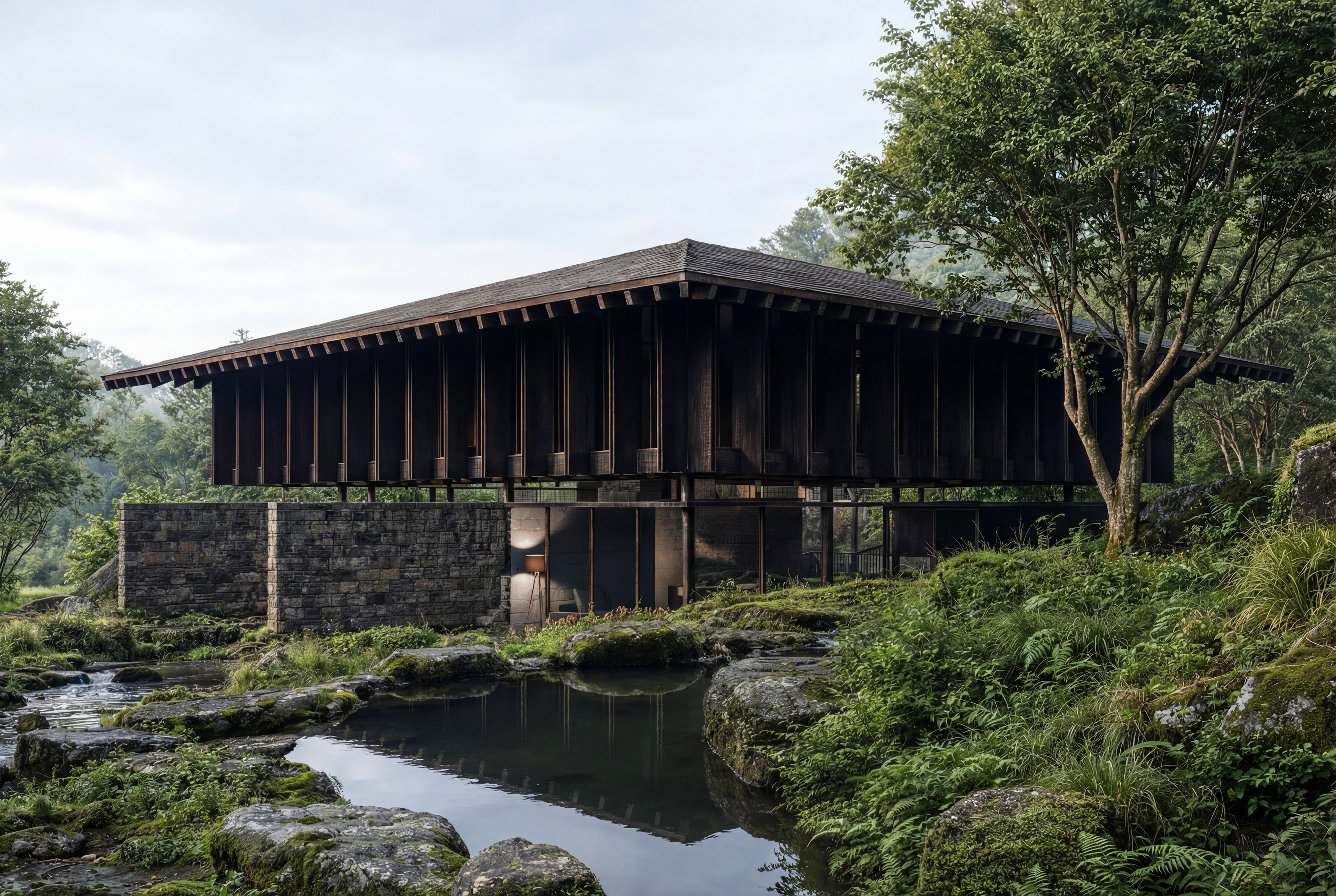 日本2026年非酒店设计竞赛项目  山间庇护所丨日本鹿儿岛丨V Taller-12