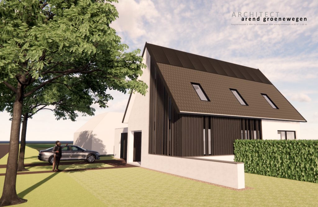 Moderne woning - stucwerk en aluminium - Arend Groenewegen Architect BNA-5