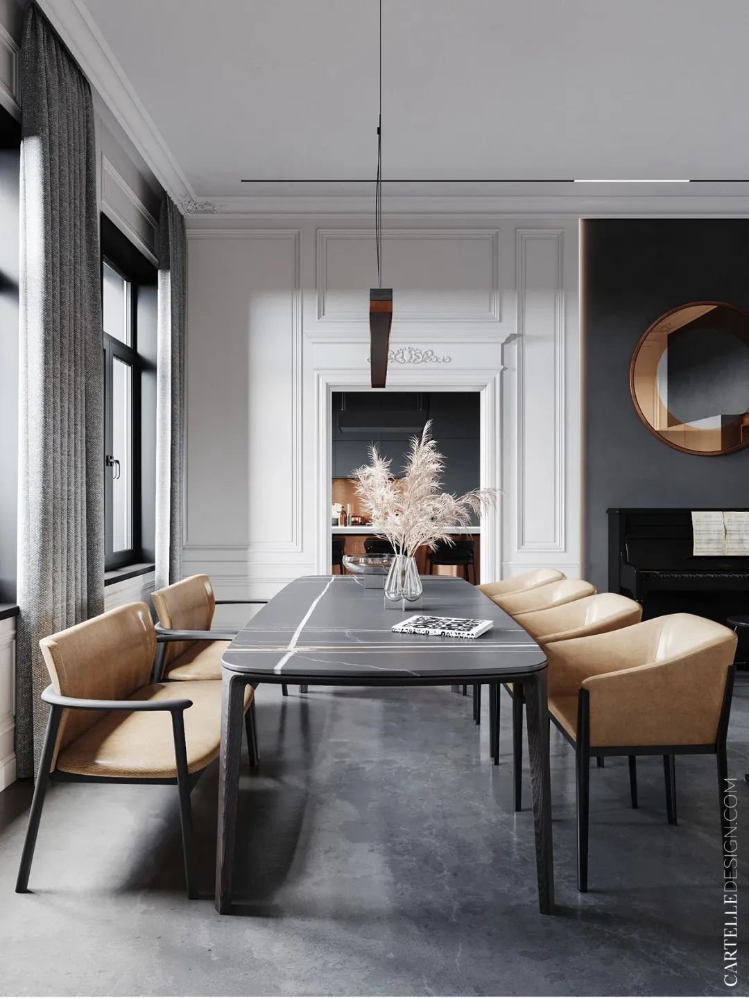 简雅美宅丨Cartelle Design-58