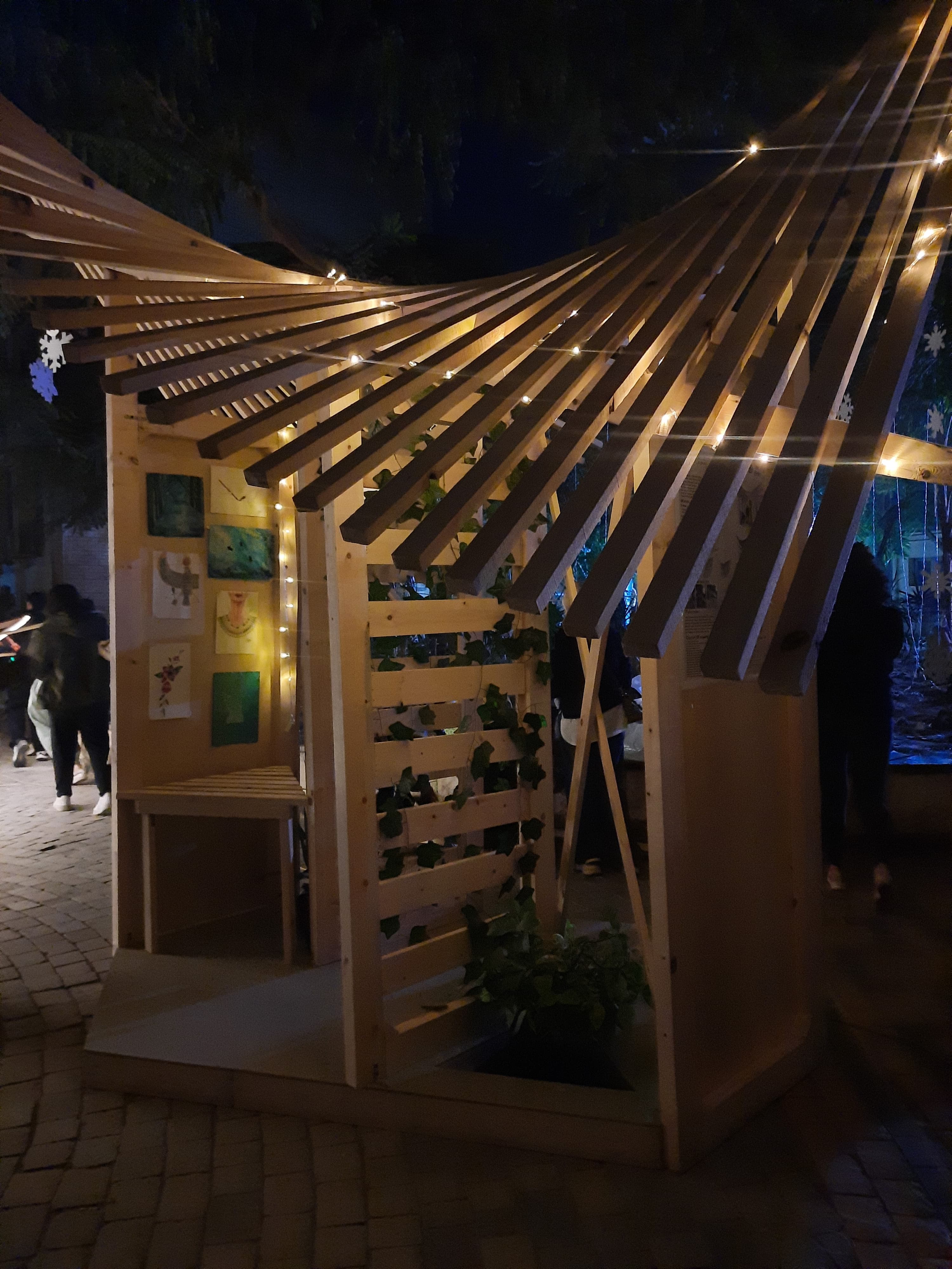 小型画廊·木制模型-6