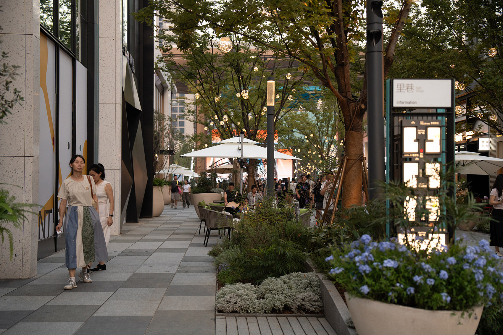 杭州亚奥万象天地景观提升丨中国杭州丨风物营造Landtek Group-91