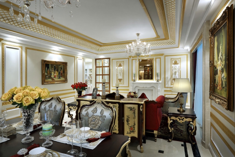 城市新贵宫廷梦——KSL南宁霖峰壹号欧式宫廷风格样板房设计-9