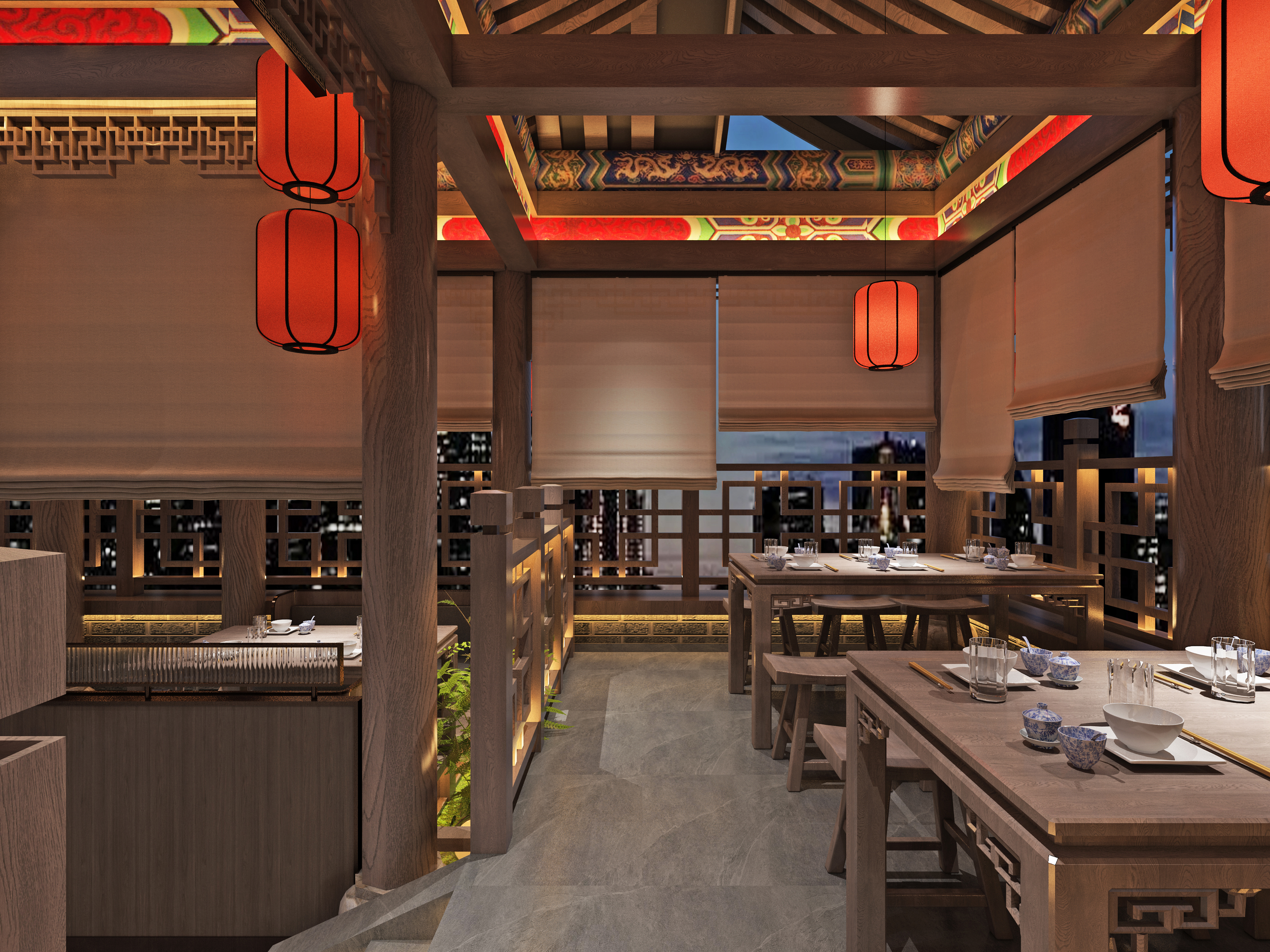 贾五熬鱼店铺室内设计-50