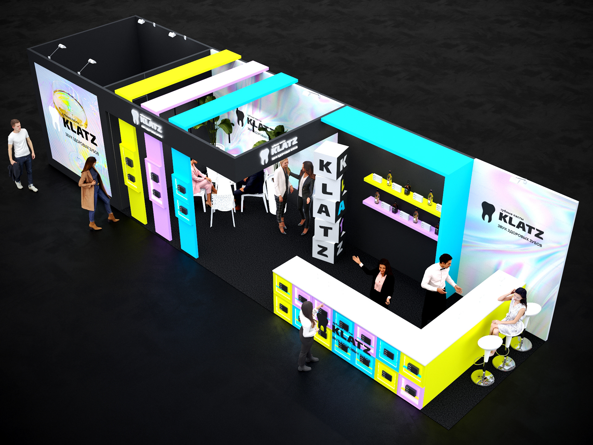 KLATZ 展览摊位设计丨俄罗斯莫斯科丨Whiteproject | Anna Borovykh-11