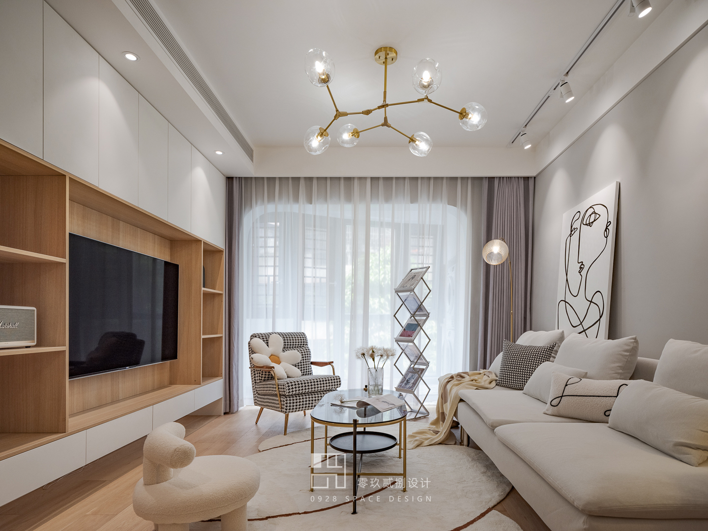 慵懒北欧风住宅设计-33