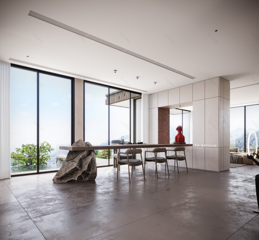 《归》 | 山间灵感,混搭自然的现代设计-17