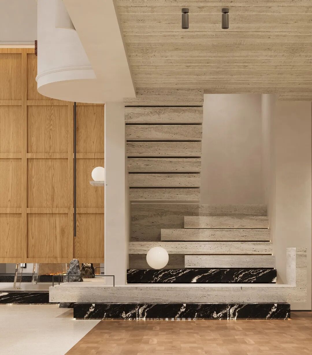 尊道新作|合肥『丽丰璞羽山』500㎡自然主义别墅，让家如有机生命般生长。-167