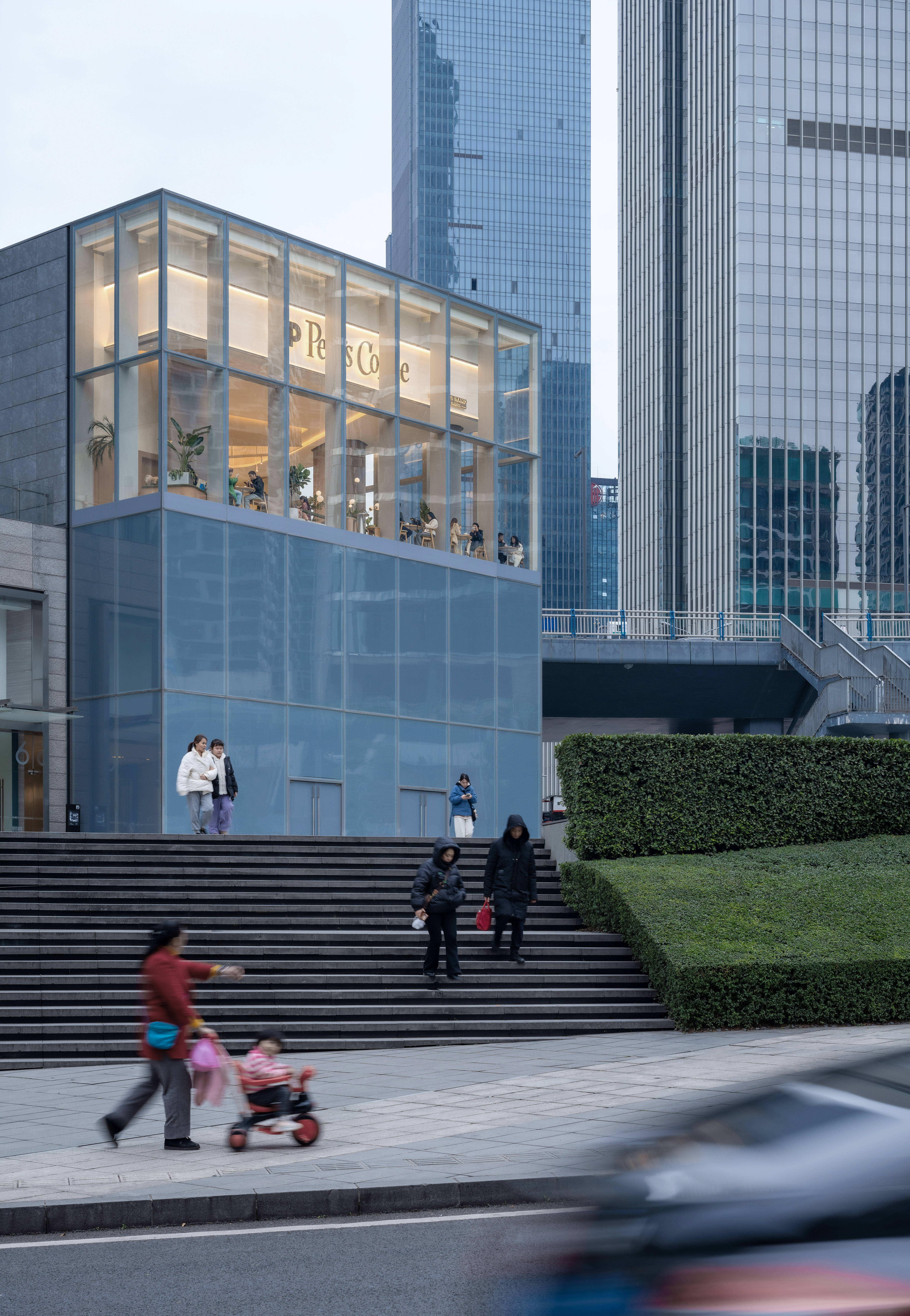 Peet‘s皮爷咖啡重庆 IFS·共享山城丨中国重庆丨UND 设计事务所-8