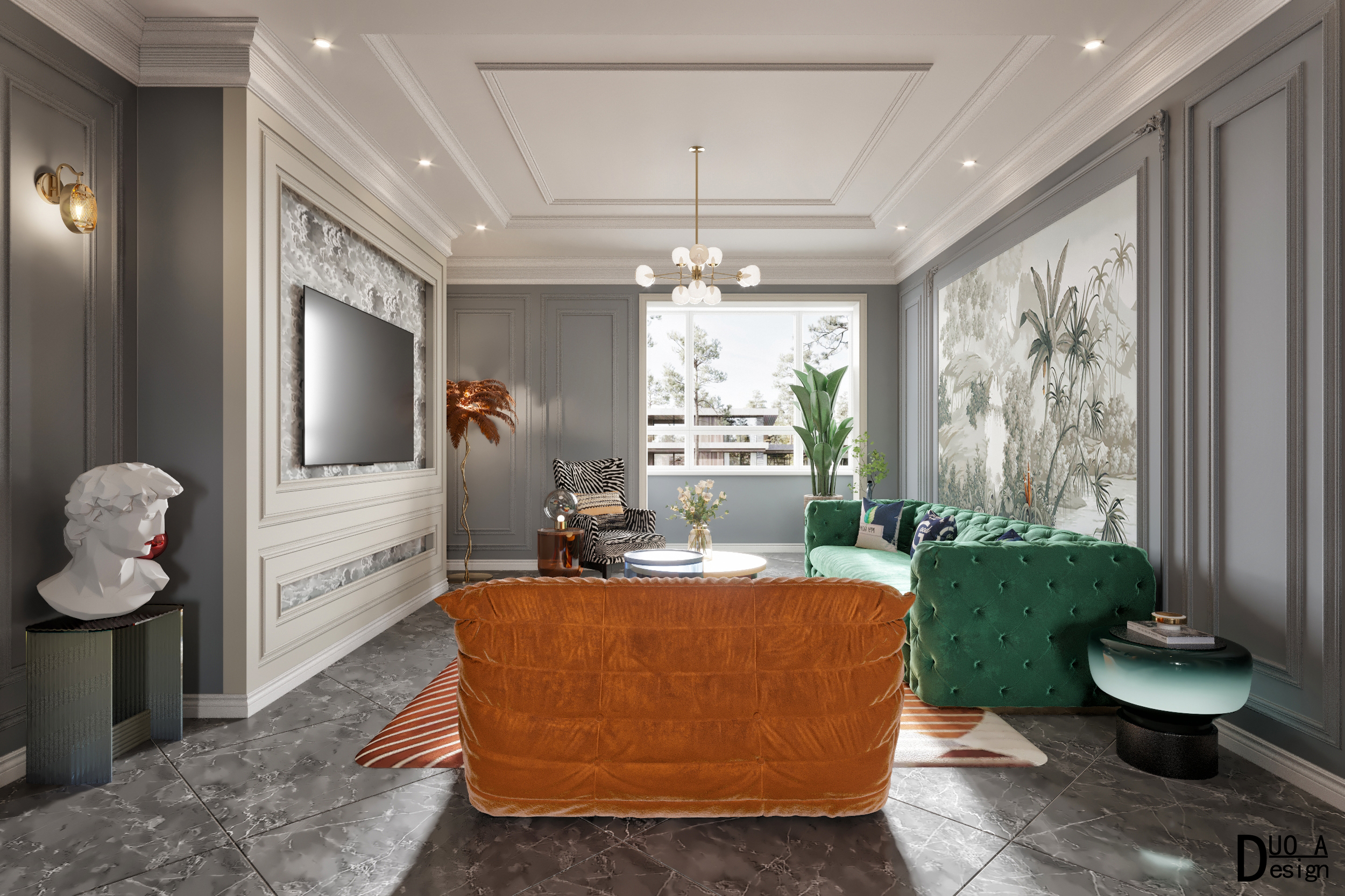 轻奢 色彩的定义  翠湖园-2