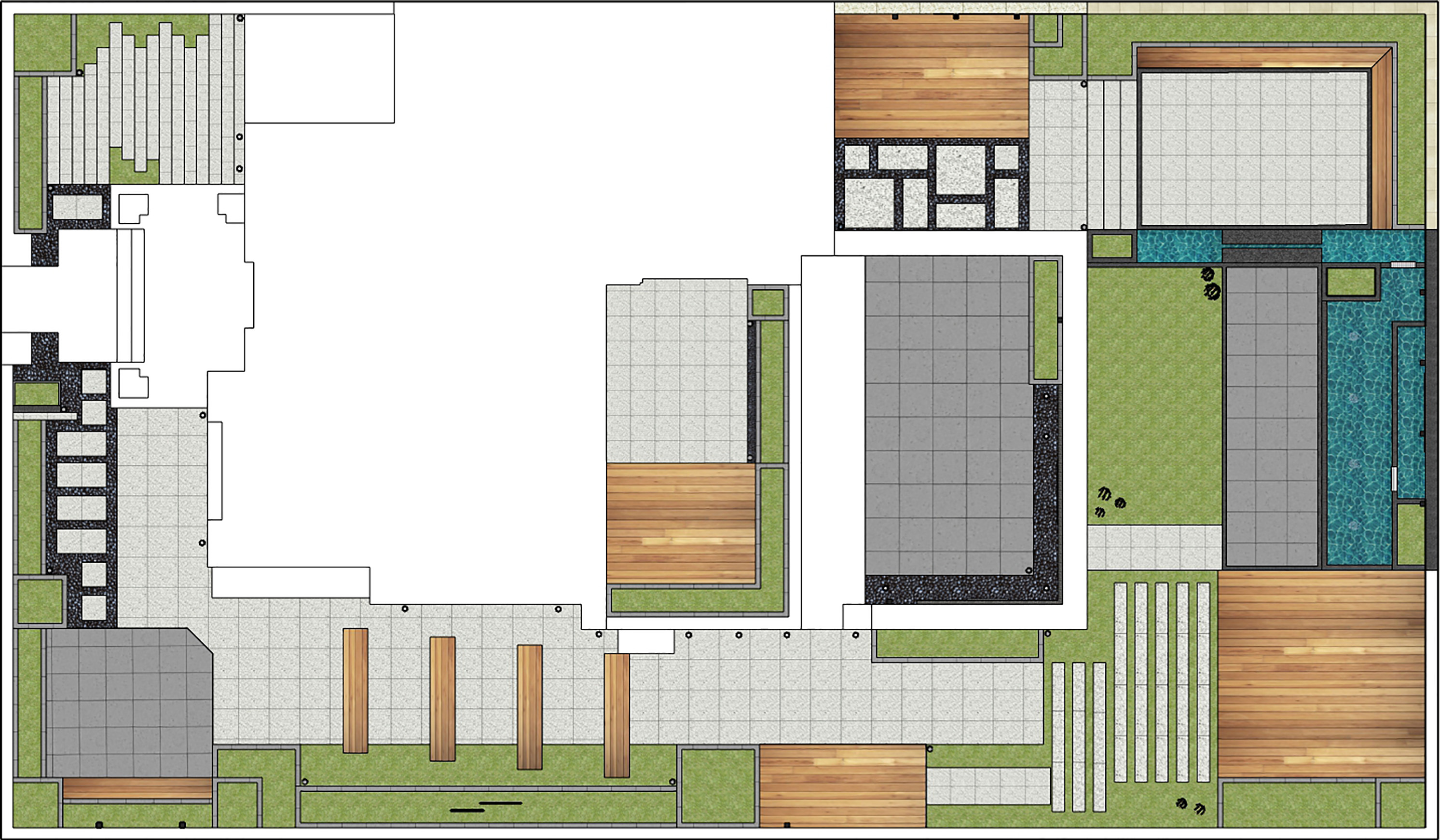现代简约风格庭院设计-26