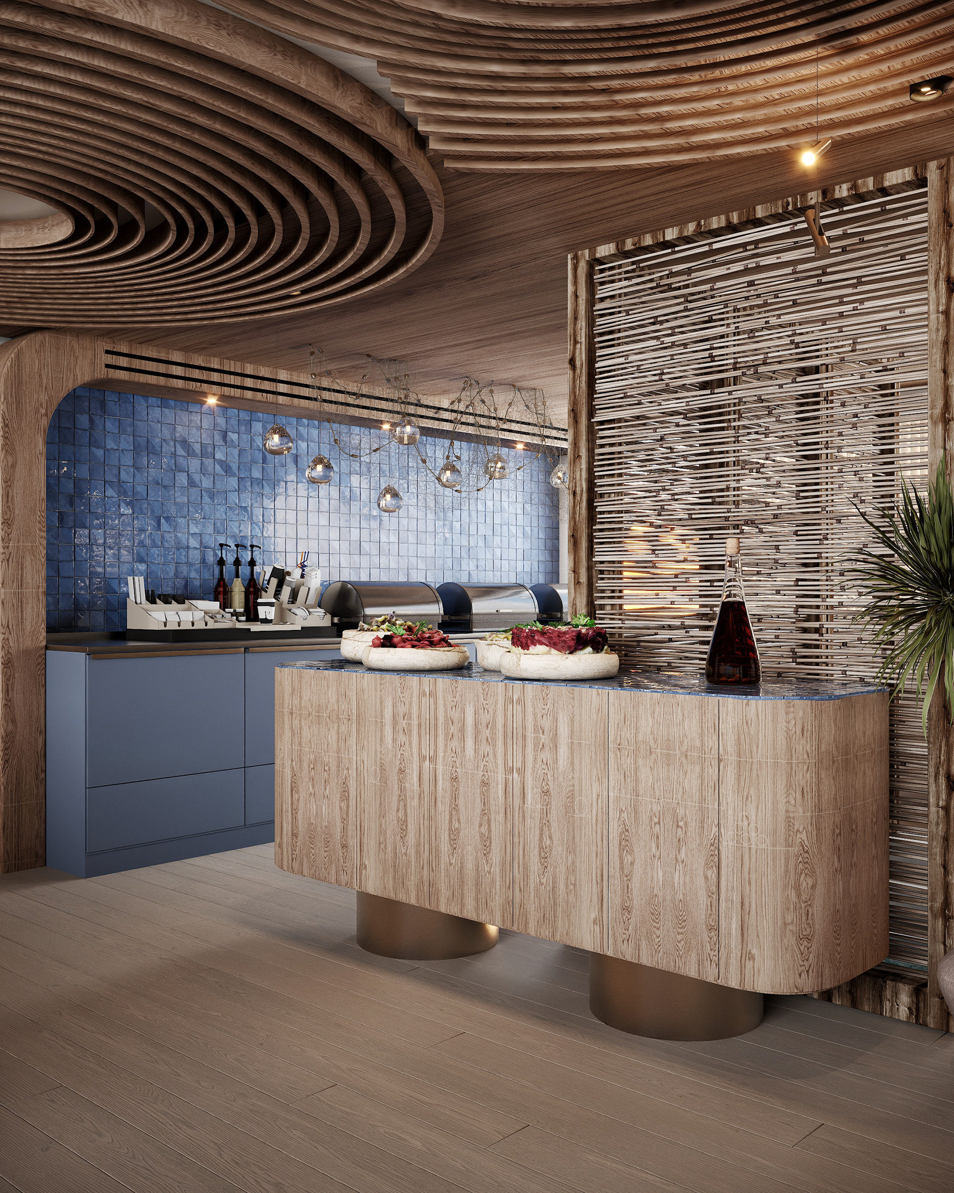 游艇餐厅，游艇卧室丨Amina El  kholy-1