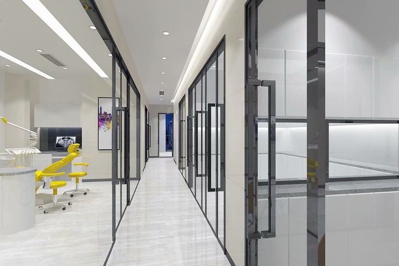 佛山卓越口腔——现代简约风格的空间设计-4