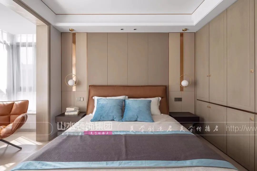 悦湖山院现代轻奢家居设计丨李森-60