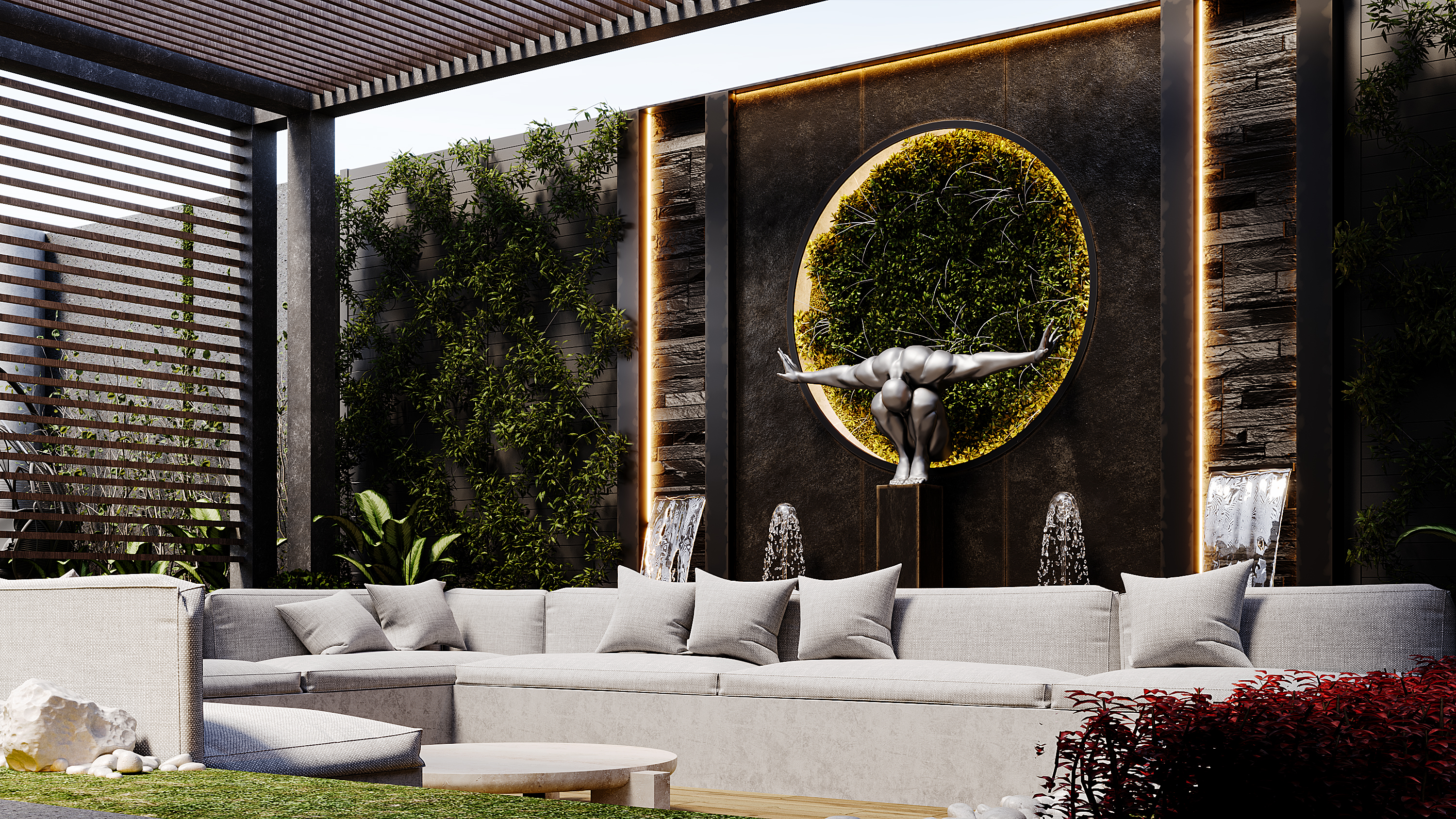 PRIVATE VILLA LANDSCAPE (BADYA COMPOUND)-10