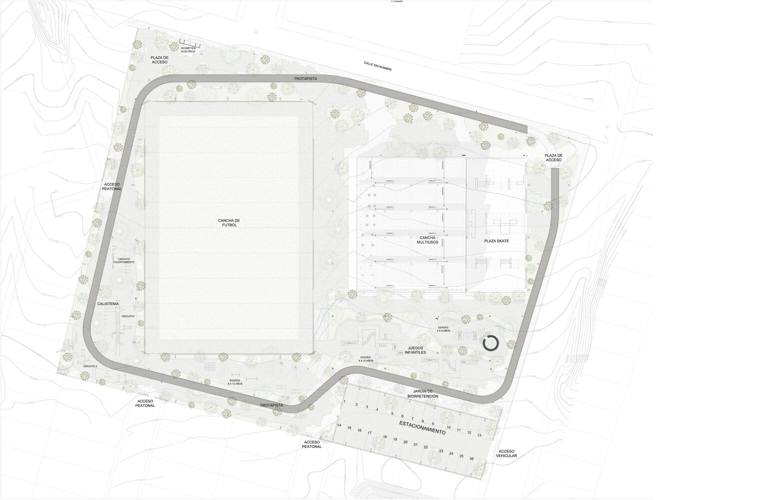 花园阴影 · 沙漠城市的公共空间基础设施丨墨西哥-19