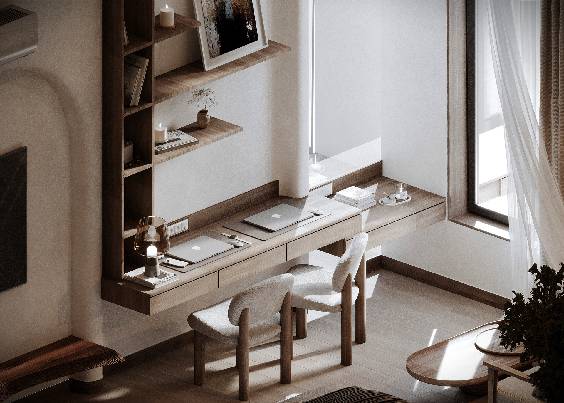 日式北欧风卧室丨ABDULLAH OTHMAN-5