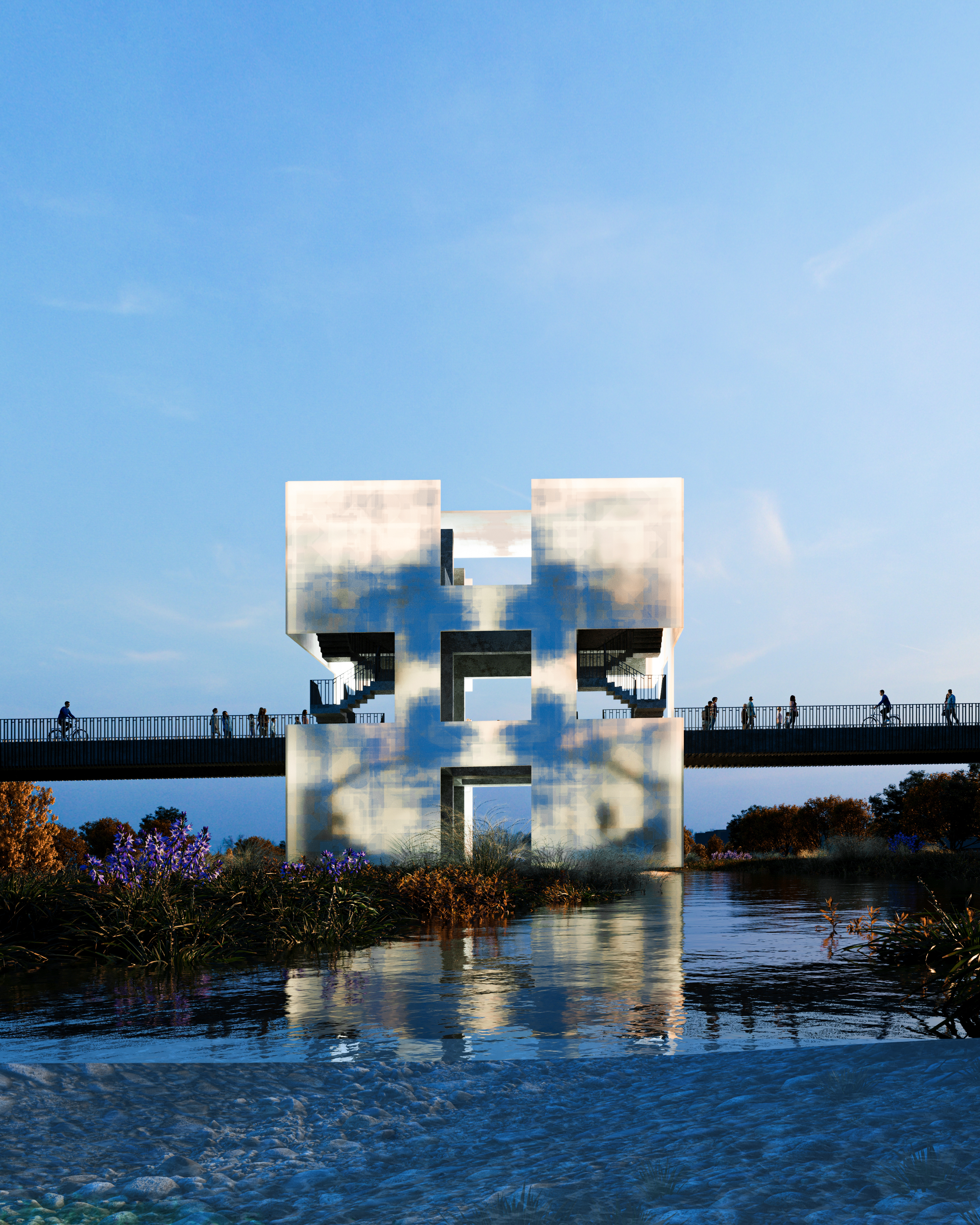 查尔汗大桥丨Bonsar Architects-14