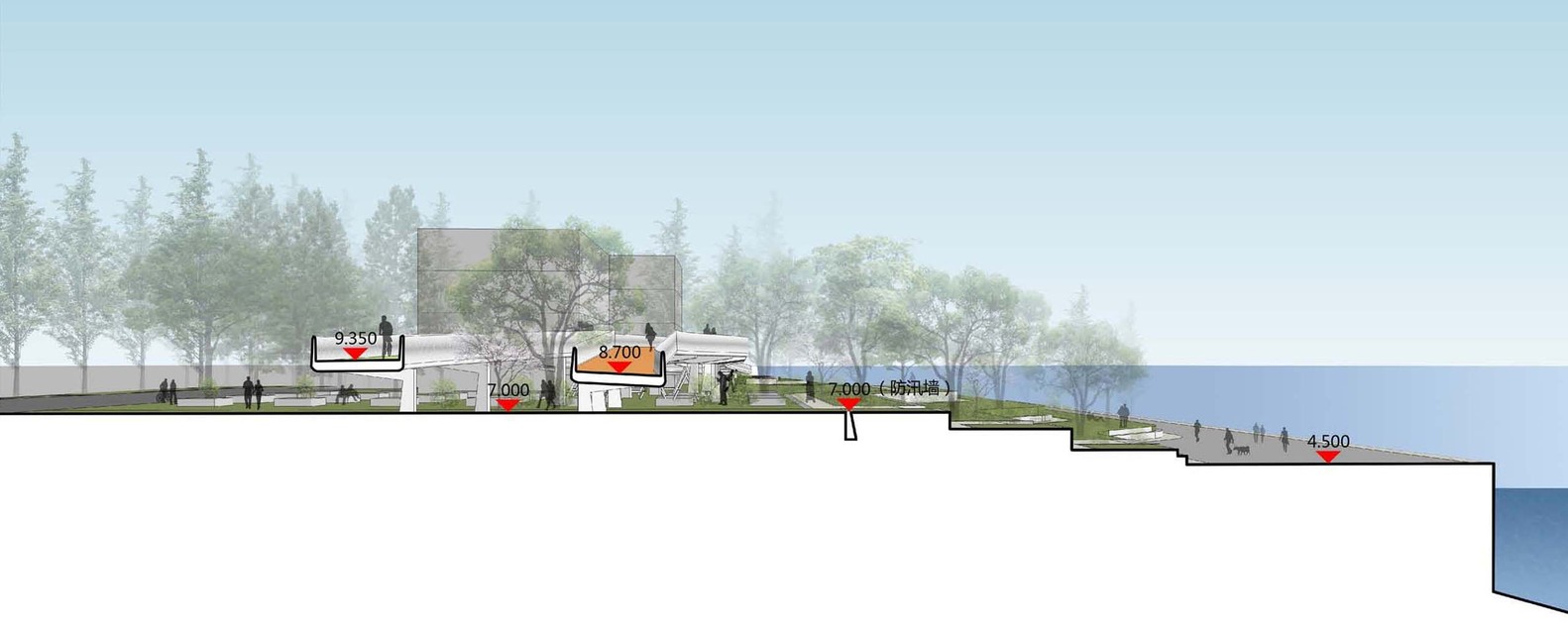 上海东岸投资集团十二桥之上海泰同轮渡站人行天桥-58