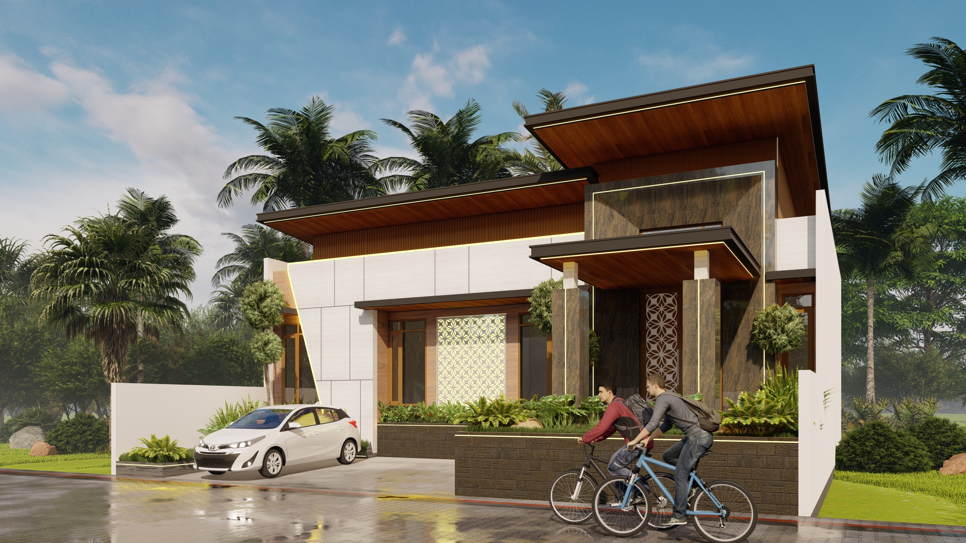 Maduranese 豪华一层住宅设计丨印度尼西亚东爪哇-2