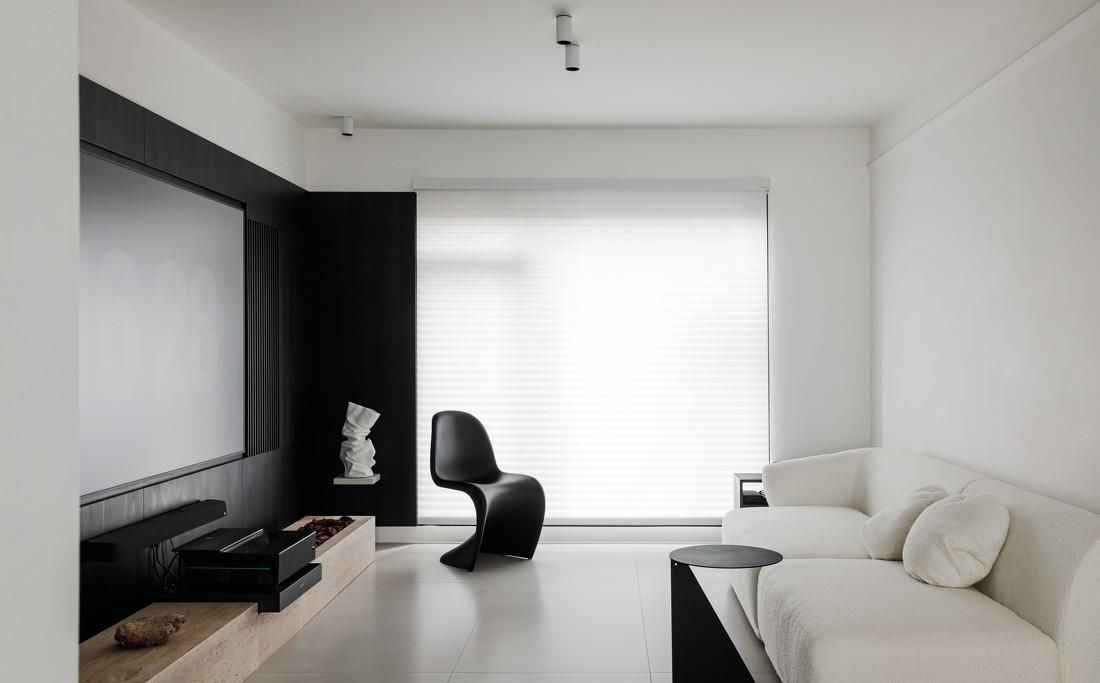 极简黑白 90㎡家居设计-7