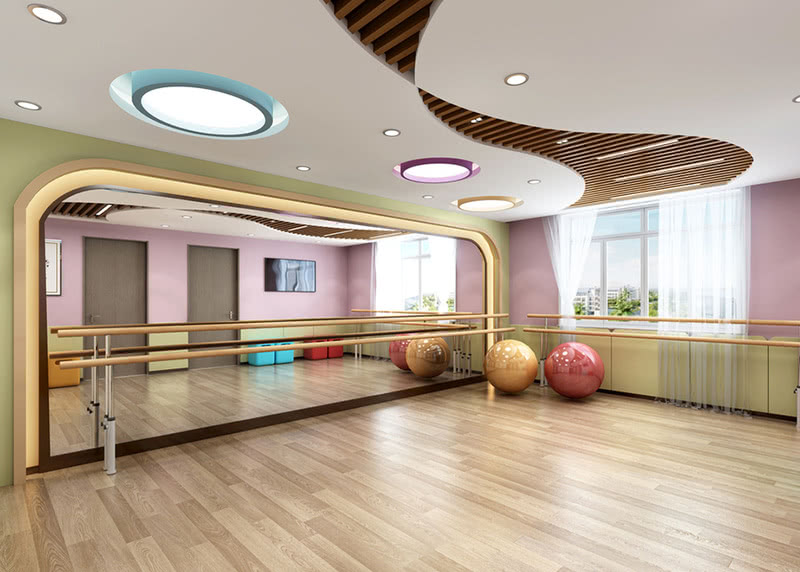 舞蹈教室 舞蹈房设计案例效果图-7