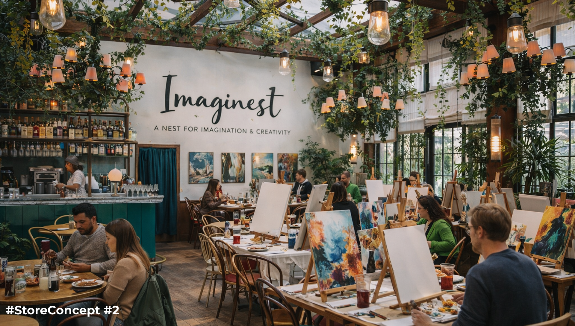 ImagiNest – Art Studio & Café Branding-34