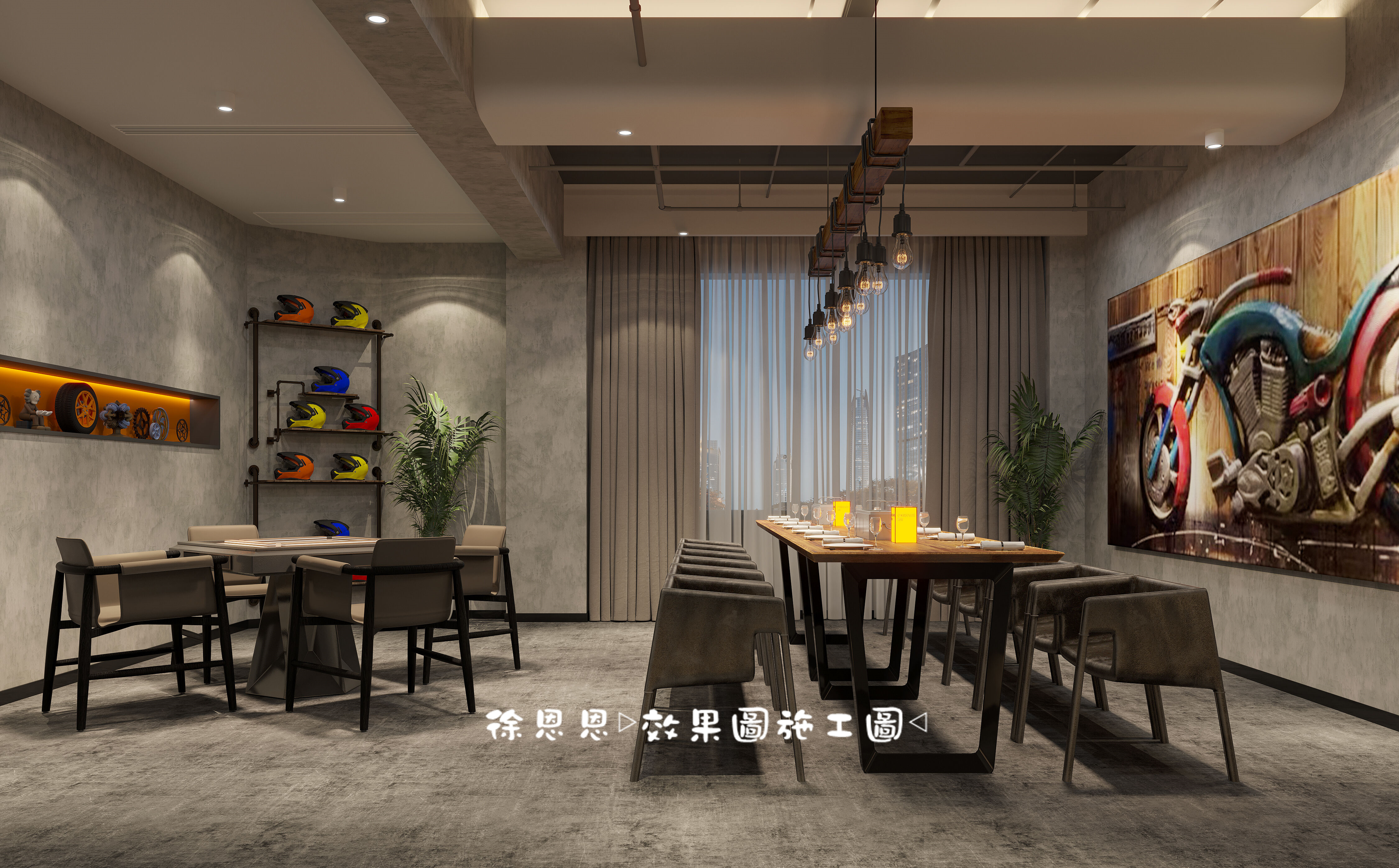 烧烤店装修，精致感与烟火气之间的融合-5