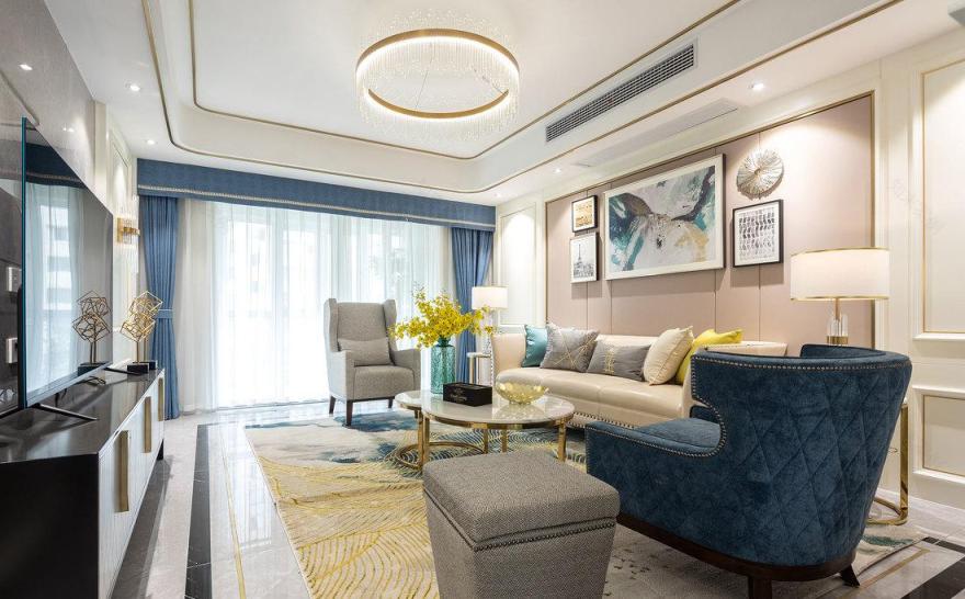 美式家居的阳光活力空间-0