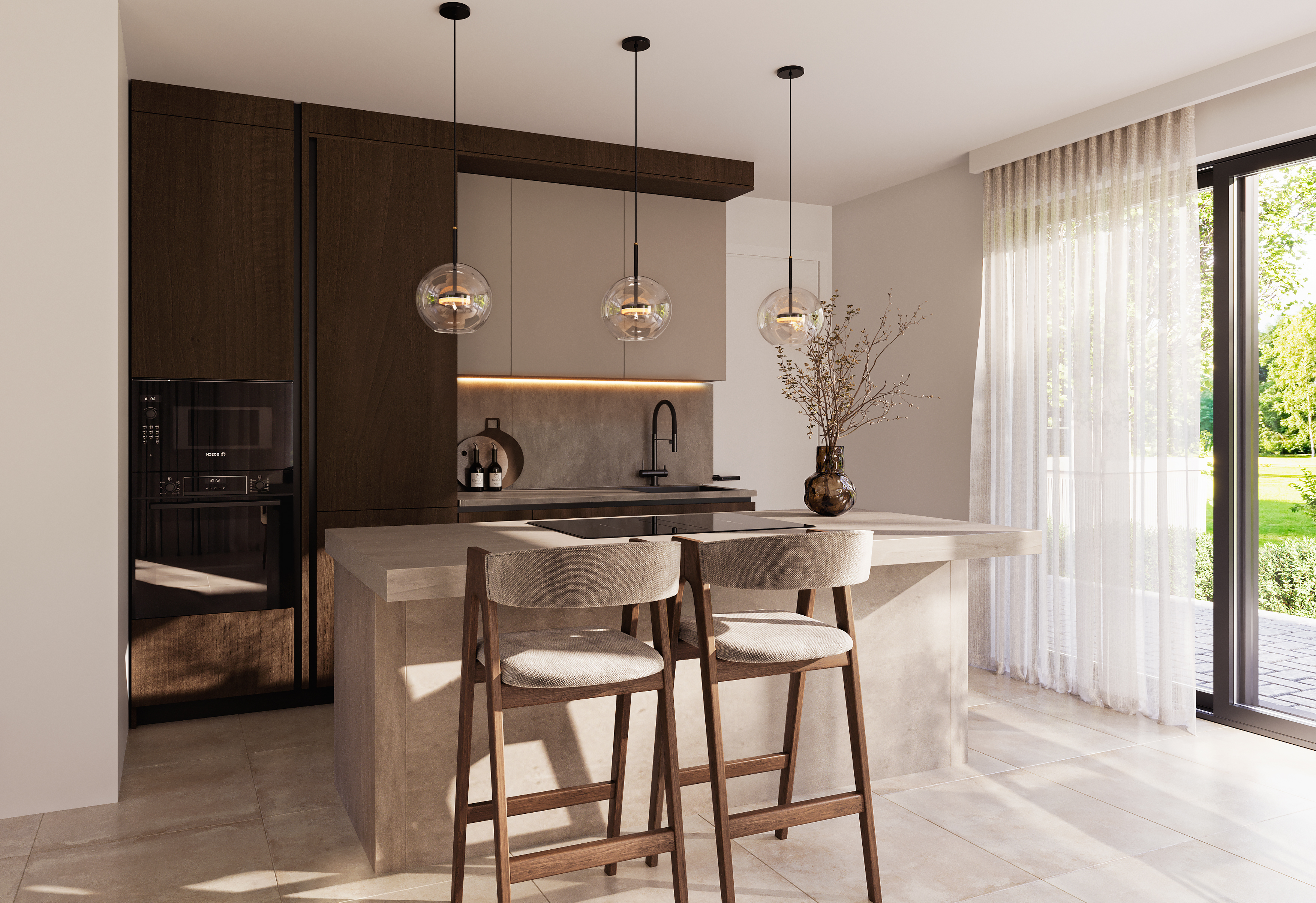 Silence in Wood - Contemporary Earthy Living-1