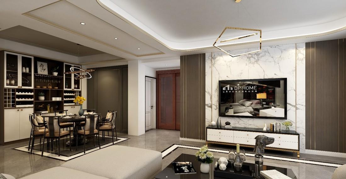魏彦熙坤伦观筑深色轻奢家居设计-2