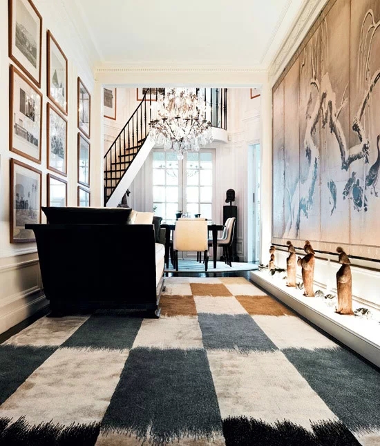 豪华别墅 现代风格时装大师高田贤三华丽的巴黎新家-7