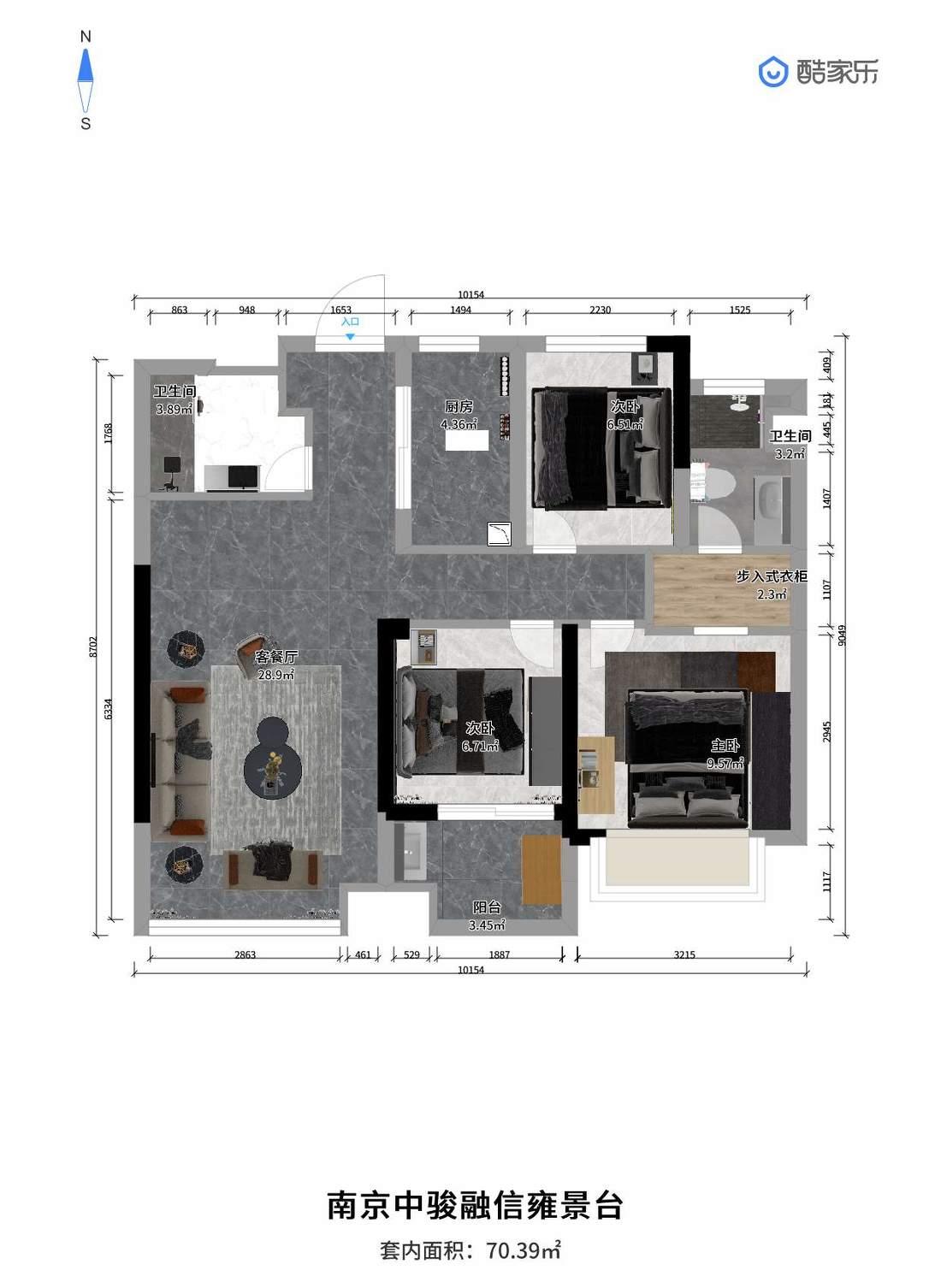 
南京中骏融信雍景台 -6