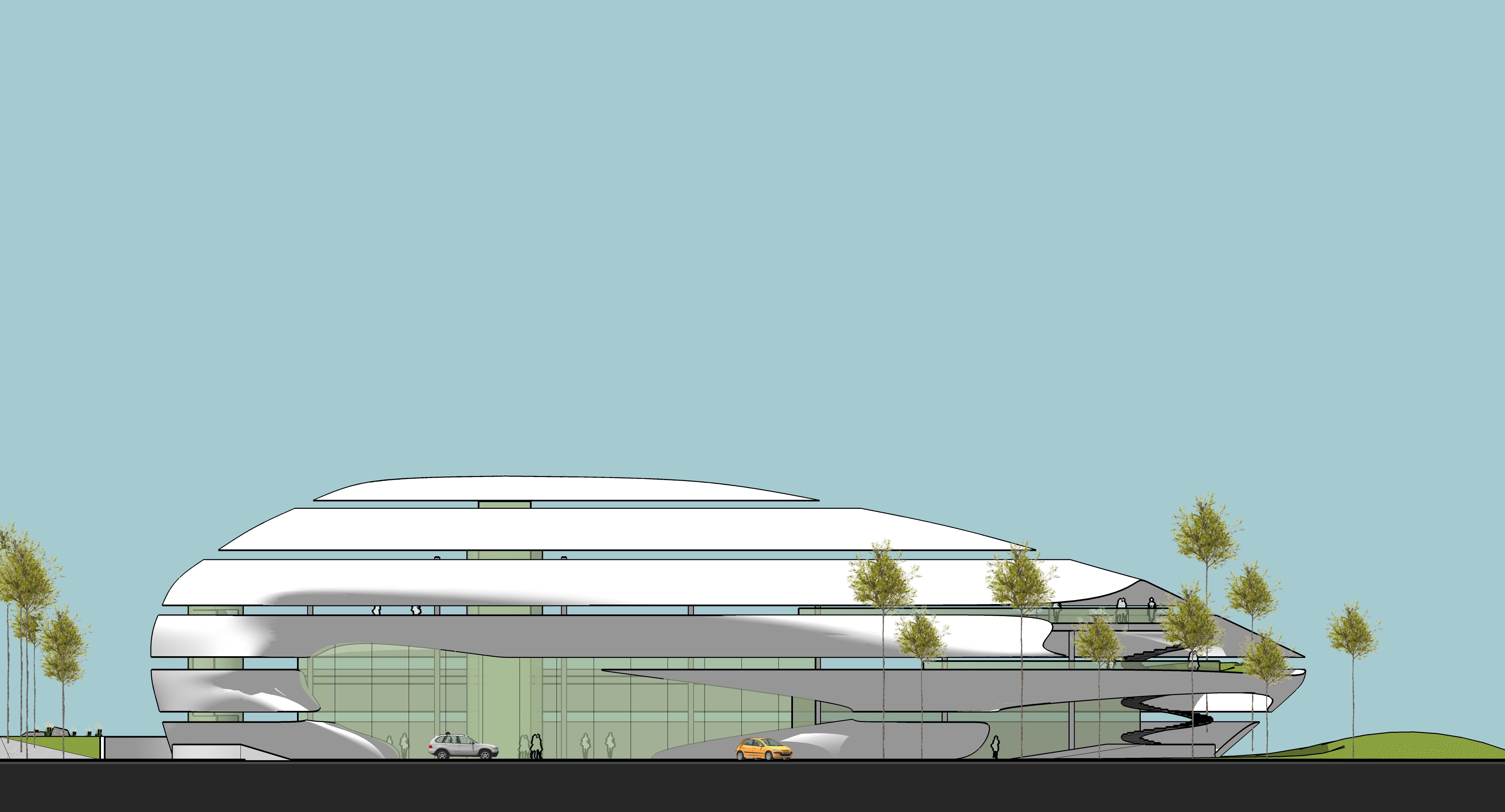 OfisWork 展览中心设计 | 多元空间融合，呈现文化魅力-22