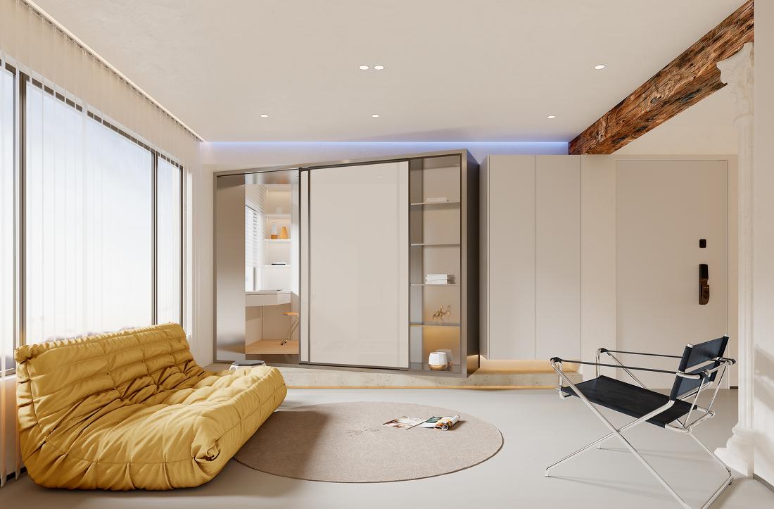 蓝色传奇 · 简约纯粹空间艺术-1