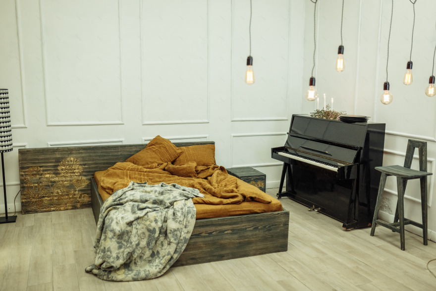 实木床(田野罂粟)卧室套装设计-0