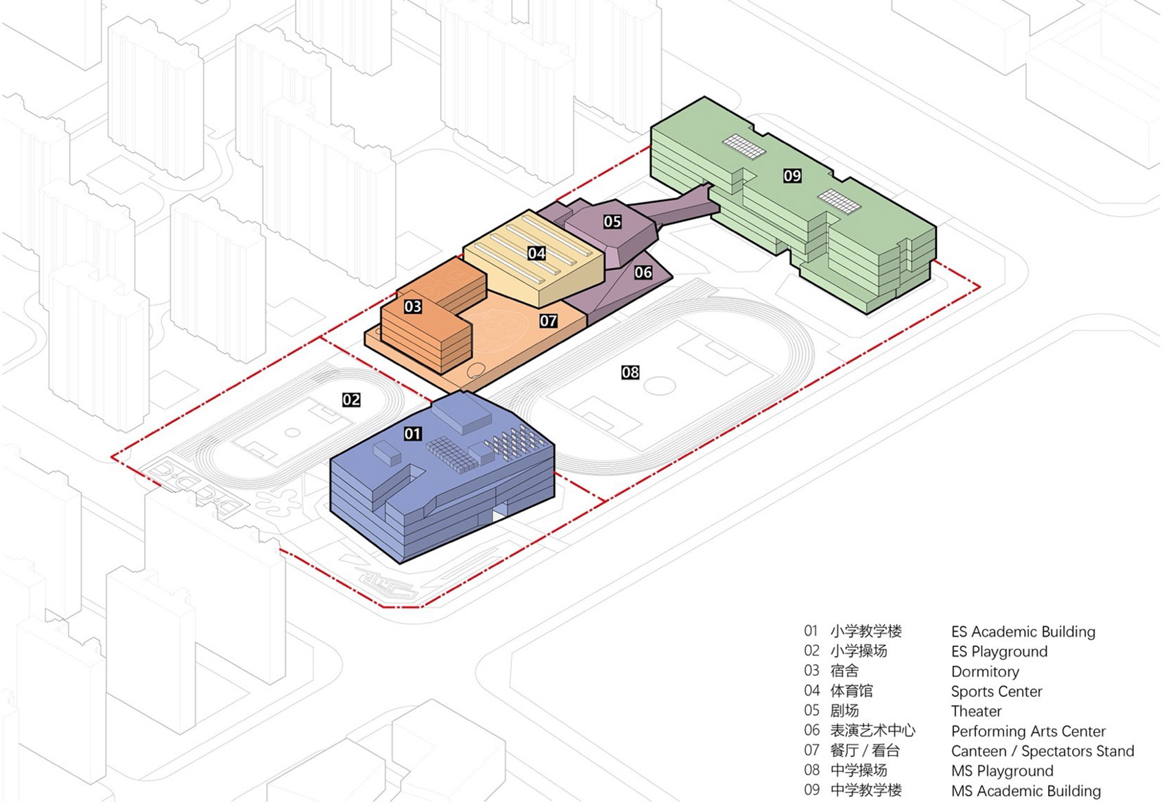 润唐中学丨中国河北丨和立建筑实践-136