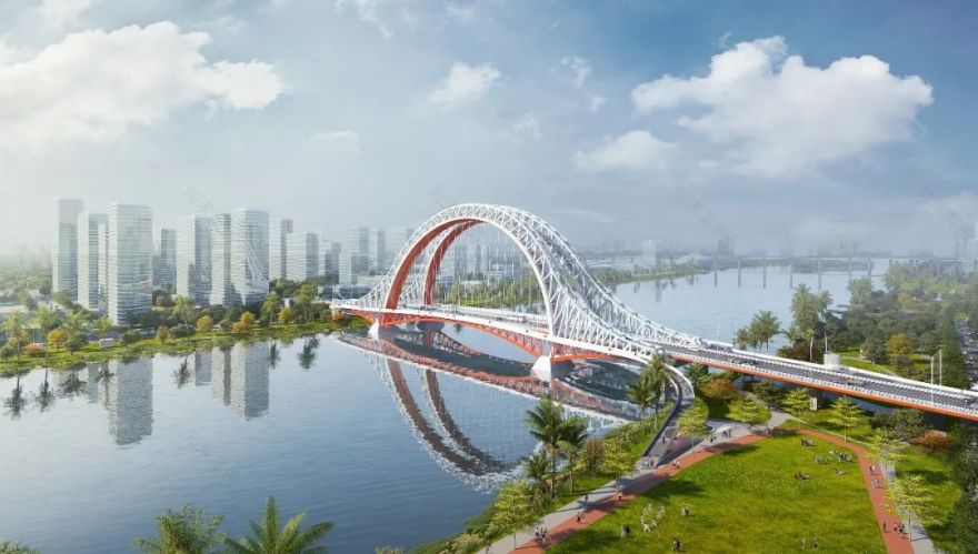 东莞水乡经济区景观梁桥赤滘口河桥概念方案设计丨中国东莞丨奥雅纳工程咨询(上海)有限公司-52