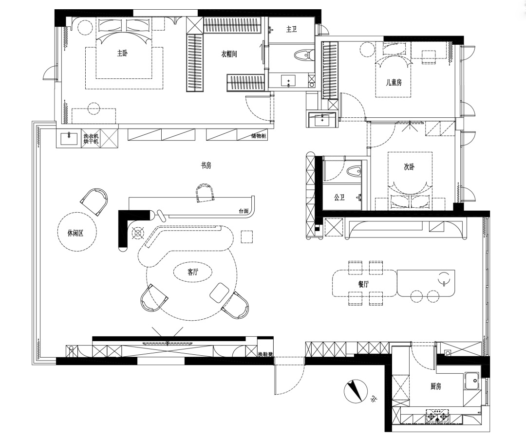 厦门联发五缘湾 1 号 175㎡住宅设计丨中国厦门丨理居设计-5