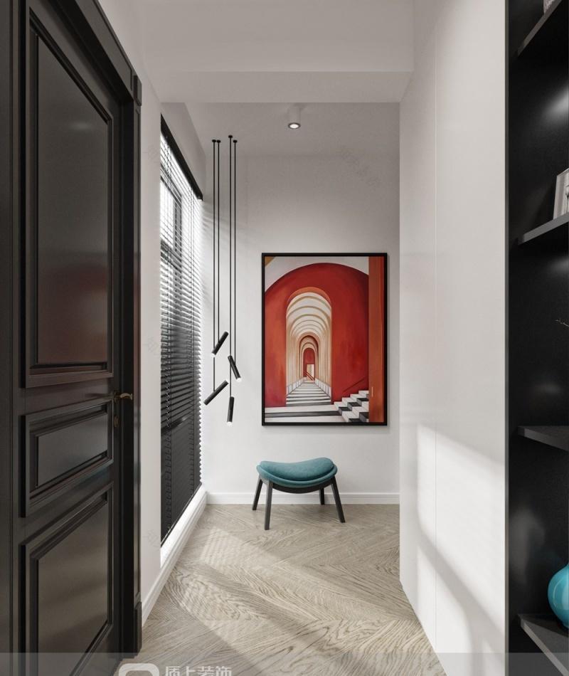 归家温馨,理性空间的艺术重塑-12