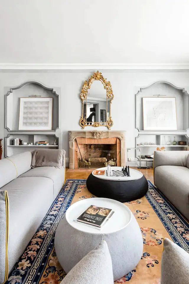 巴黎时尚公寓，古典与设计的完美融合-2